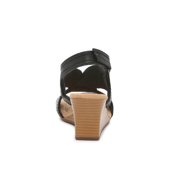 Clarks Collection Women's Kyarra Aster Cutout Wedge Sandals - Picture 5 of 7